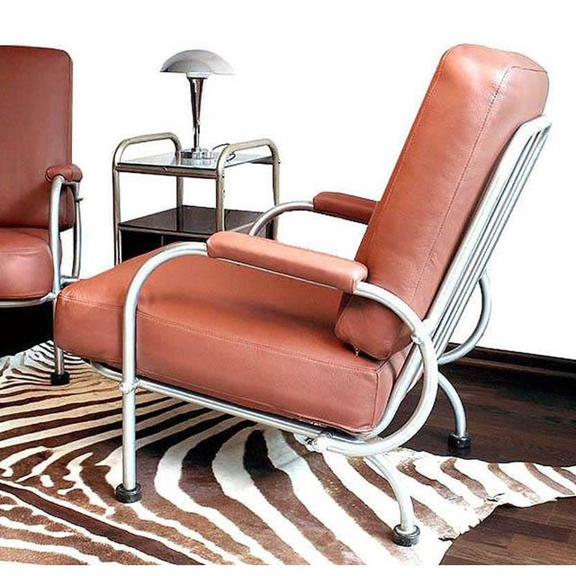 1930s Art Deco Lounge Chairs by Warren McArthur, Set of 2 For Sale - Image 5 of 18