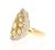Contemporary 2.34 Carat Natural Yellow Diamond Yellow Gold Cocktail Ring, Size 7 For Sale - Image 3 of 4