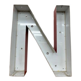 Vintage Marquee Letter N For Sale