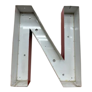 Vintage Marquee Letter N