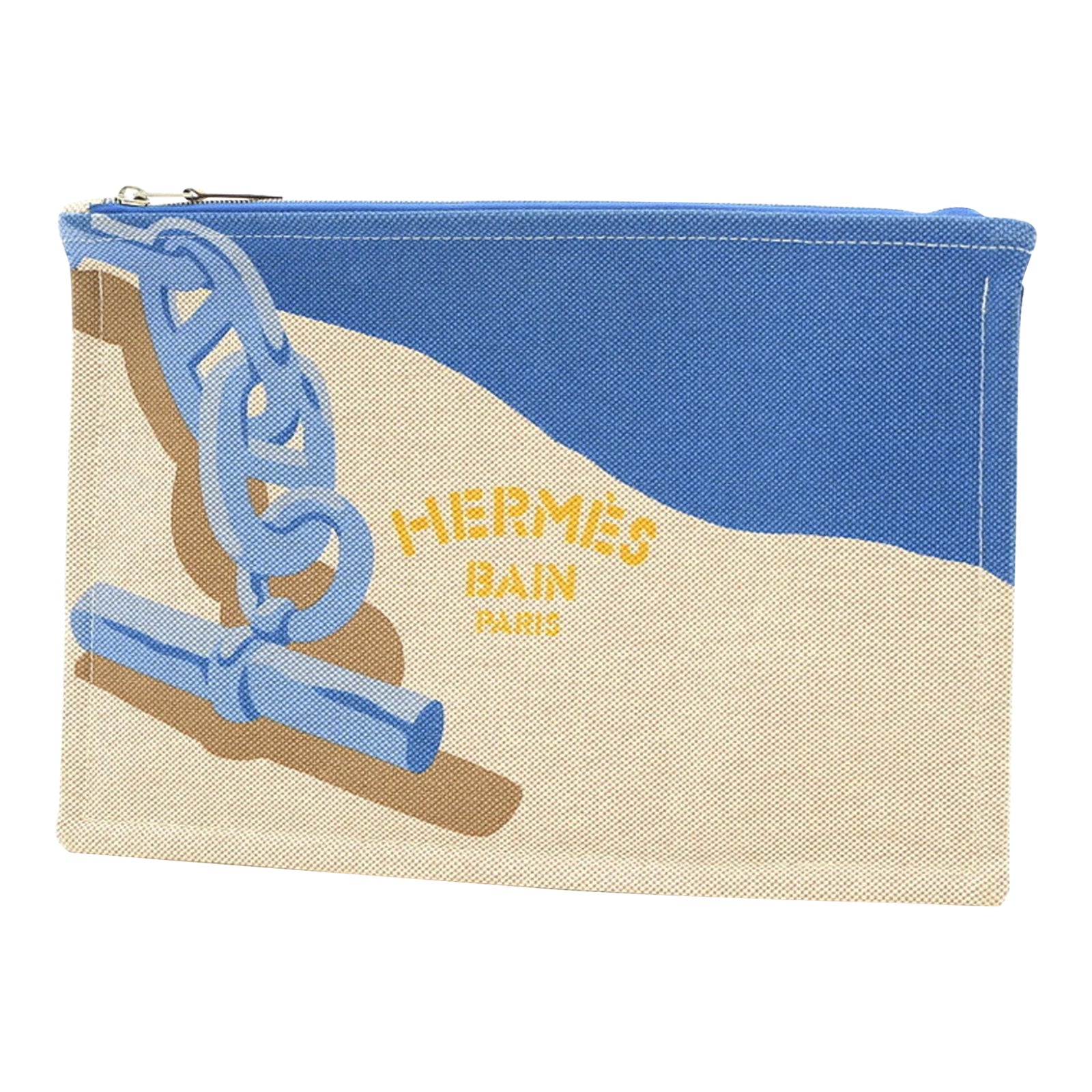 Hermes Yachting Escale A La Plage Case Flat Pouch Shane Dancle Chairish