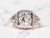 The Rebecca: Ladies 18 Karat White Gold Filigree engagement ring set with 1.30 Carat European Cut Diamond For Sale - Image 13 of 13