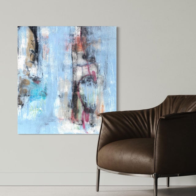 Original Blue Abstract Painting 9421 For Sale - Image 11 of 11