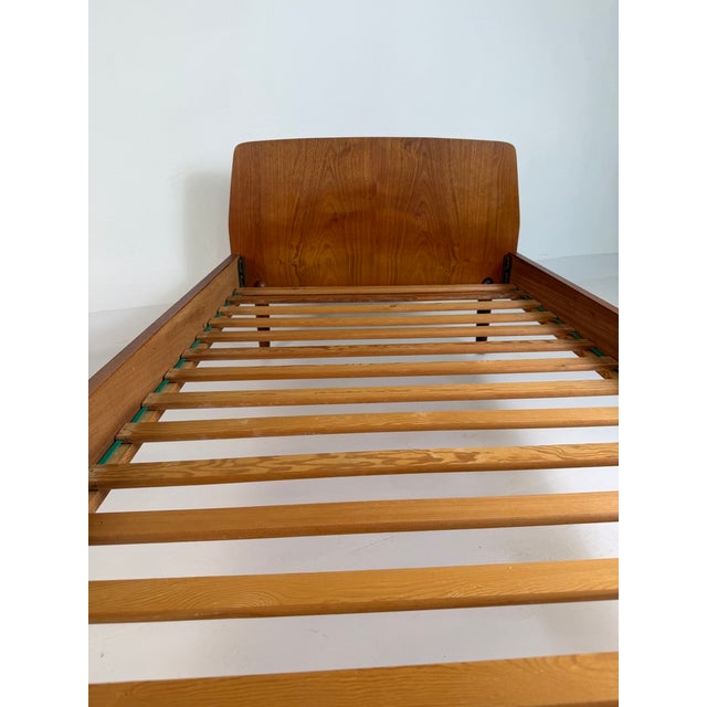 Vintage Danish Teak Single Bed, 1960s For Sale - Image 4 of 11