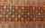 Antique Persian Khorasan Runner With All-Over Design in Blues, and Orange For Sale - Image 10 of 12