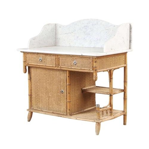 Antique Swedish Washstand with Marble Top from Bodafors, 1890 For Sale - Image 13 of 13