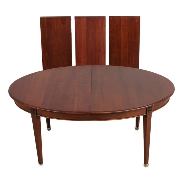 Harden Directoire Style Cherry Dining Room Table For Sale