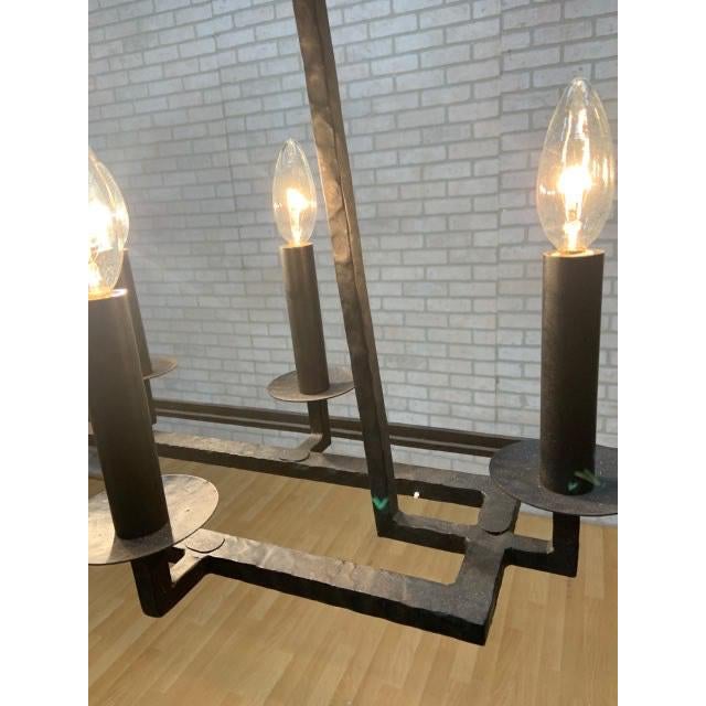 Restoration Hardware Atwell Linear Chandelier 54" | Chairish