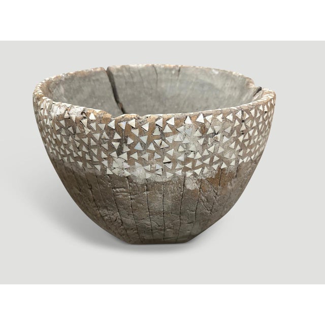 Shell Inlaid Bowl For Sale - Image 4 of 18