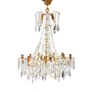 Swedish Gustavian Chandelier, 1870 For Sale