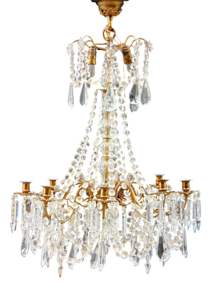 Swedish Gustavian Chandelier, 1870