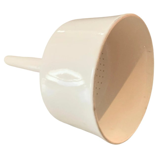 1930s Coors Pottery Porcelain Funnel For Sale - Image 10 of 10