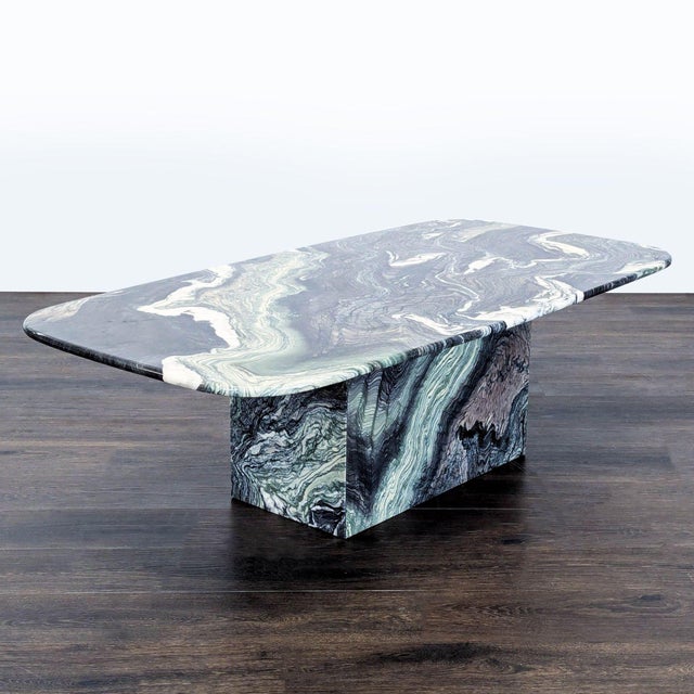 2000 - 2009 Mid-Century Modern Marble Coffee Table For Sale - Image 5 of 8