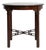 19th Century United Kingdom Rich Mahogany Round Mahogany Side Table For Sale