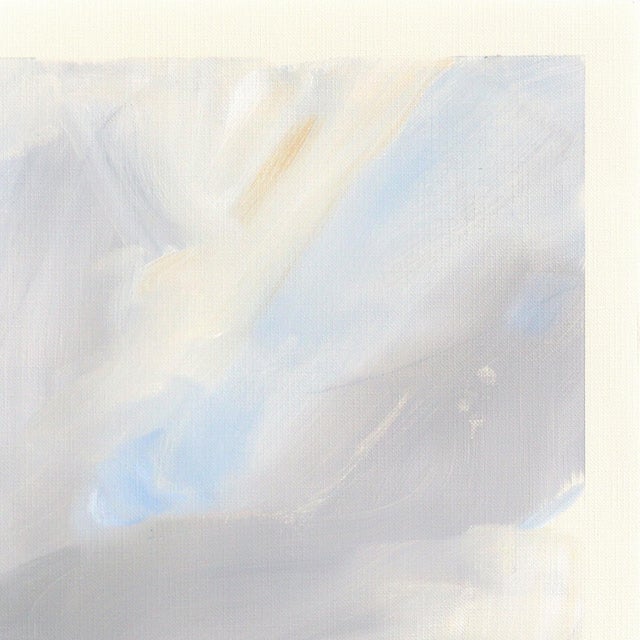 Landscape Study 251 - Moody Grey Mixed Media Painting on Canvas Paper Original Artwork by Jodi Miller For Sale - Image 4 of 7