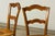 Set of 14 Mid-19th Century French Provincial Petite Maple Rush Seat Dining Chairs For Sale - Image 14 of 18
