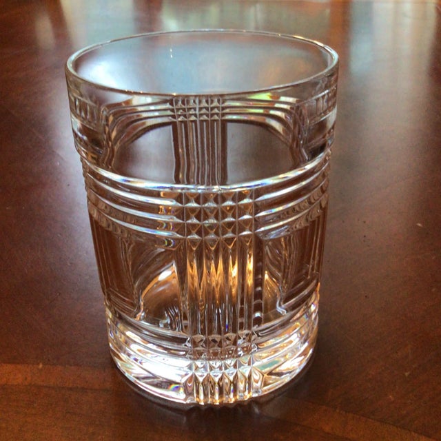 Ralph Lauren Ralph Lauren Classic Glen Plaid Old Fashioned Glass For Sale - Image 4 of 12