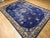 19th Century Chinese Peking Rug, Handwoven Wool, Indigo & Yellow, 10' X 14' For Sale - Image 4 of 12