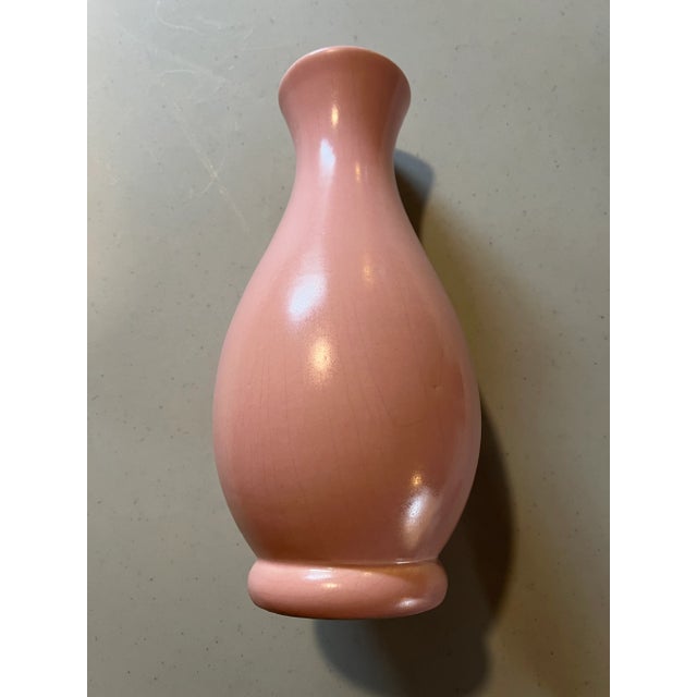 Traditional Pottery Pale Pink Royal Haeger Vase For Sale - Image 3 of 12