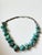 Stunning Native American (most likely Navajo) necklace. Large chunks of natural turquoise spaced with silver, Navajo...