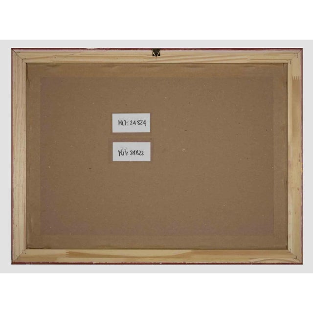 After Katsushika Hokusai, Pair of Figures, Woodcut, Late 19th Century, Framed For Sale - Image 3 of 4