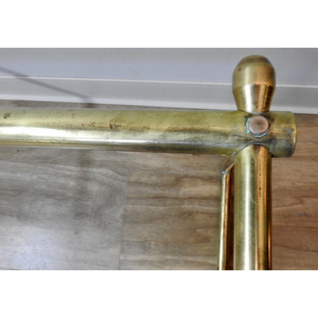 Mid 20th Century Solid Brass Fireplace Surround Chairish