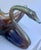 Mid-Century Modern Mid-Century Modern Murano Style Hand Blown Slag Glass Swan Bowl For Sale - Image 3 of 11