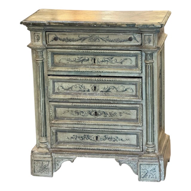 18th Century Painted Italian Chest For Sale
