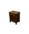 Small 19th-Century Walnut Cabinet with Decorated Door For Sale - Image 4 of 5