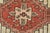 Karajeh Runner 3'6'' X 10'6'' Ivory Wool Tribal Semi-Antique Hand-Knotted Rug For Sale - Image 11 of 15