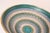 Ceramic Large Teal and Gilt Ceramic "Seta" Pedestal Bowl by Aldo Londi for Bitossi Italy For Sale - Image 7 of 16