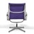 Eames Aluminum Group Lounge Chairs by Herman Miller (Pair in Purple) For Sale - Image 9 of 13