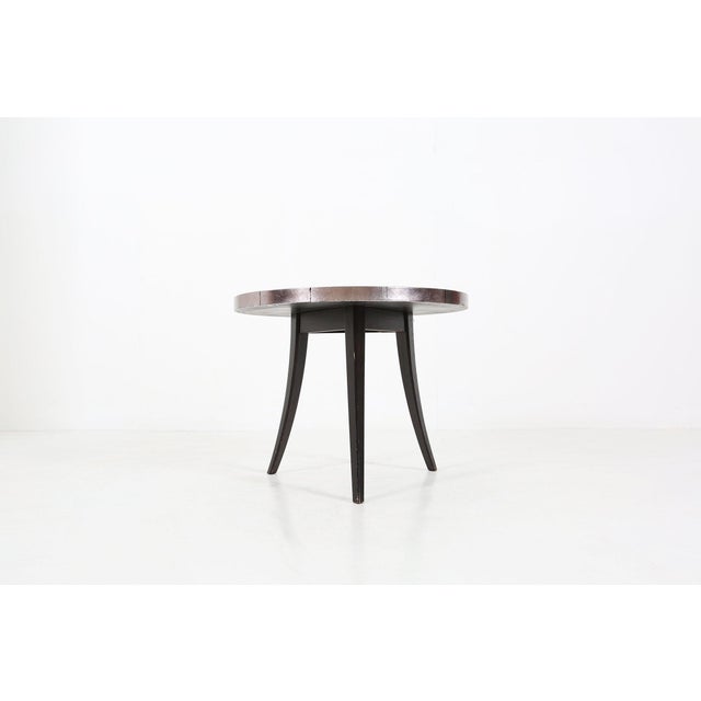 Vintage Space Age French Tripot Coffee Table, 1980s For Sale - Image 9 of 11