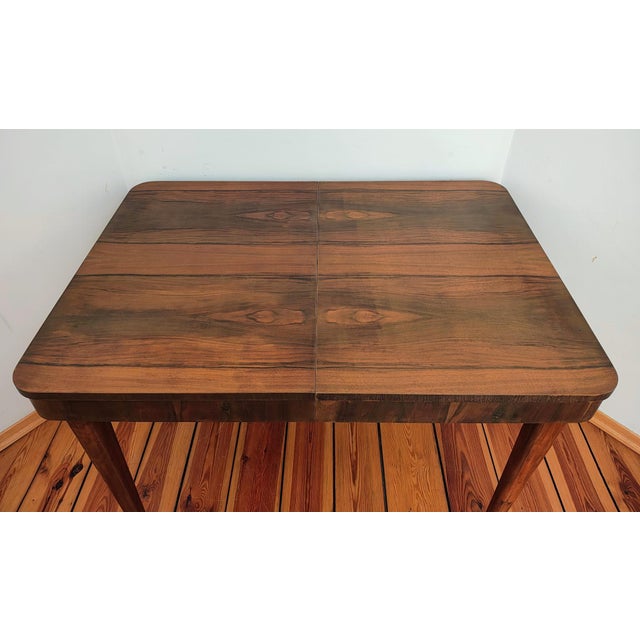 Mid-Century Modern Czechoslovakian Extendable Dining Table by Jindřich Halabala for Up Závody, 1950s For Sale - Image 3 of 18