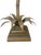 Palm Beach Hollywood Regency Wavy Brass Gold Gilt Palm Tree Bamboo Buffet Table Lamps Pair For Sale - Image 12 of 12
