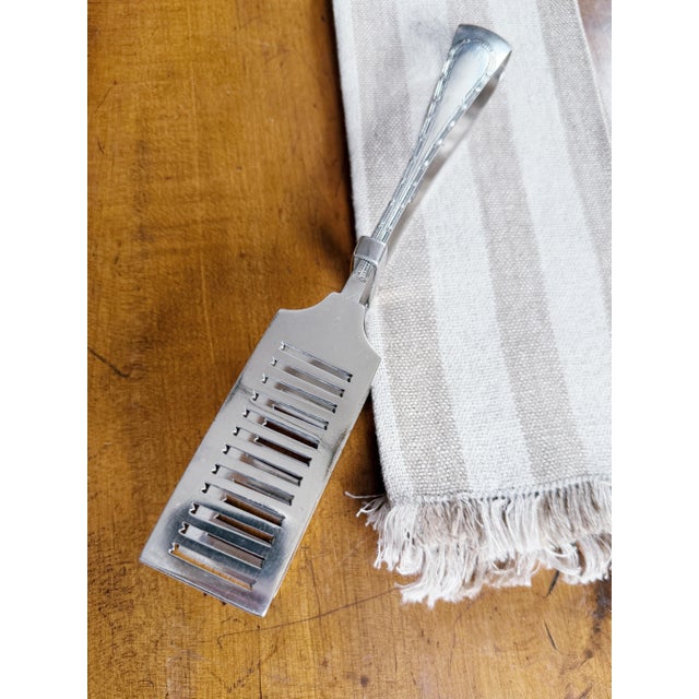 Silver Antique Silver Plated Asparagus Tongs From Ritz Carlton Hotel For Sale - Image 8 of 8