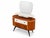 A striking and beautifully restored Harris Lebus Link dressing table, dating from the late 1950s and showcasing the...