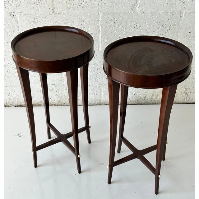 Pair of art deco period maison Dominique Style Side Table .