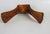 Wood Vintage Handcarved Wood and Iron Sculptural Head Rest For Sale - Image 7 of 7