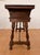 1940s Spanish Carved Wood Drop-Leaf Table With Iron Stretcher For Sale - Image 6 of 12