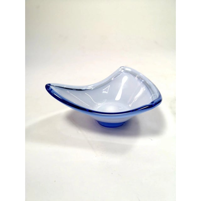 Handmade Coquille Glass Vide-Poche from Flygsfors, Sweden, 1958 For Sale - Image 10 of 11