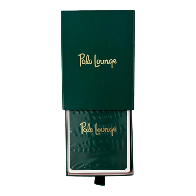 Beverly Hills Hotel Polo Lounge Playing Cards For Sale
