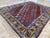 Textile Vintage Shirvan Wool Rug, Red Floral Sprig For Sale - Image 7 of 12