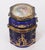 Textile Antique French Cobalt Blue Porcelain Jewellery Casket from Sevres, 19th Century For Sale - Image 7 of 16