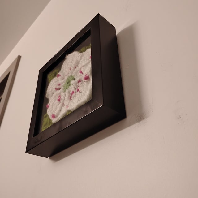 Connecticut Mountain Laurel State Flower Fiber Art For Sale - Image 4 of 8