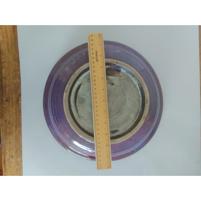 Mid-Century David Morris Berry Glazed Pottery Bowl For Sale - Image 9 of 9