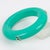 Contemporary Christian Dior Bracelet Bangle Turquoise Acrylic and Silver Dior Logos For Sale - Image 3 of 7