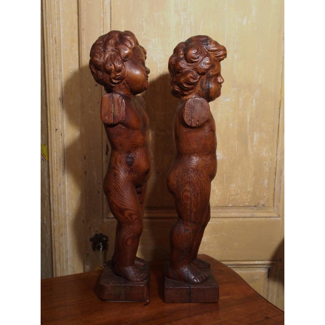 Mid 18th Century Italian 18th Century Angels - a Pair For Sale - Image 5 of 10