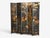 Chinese Export, Jappanned Screen, Crackle Lacquer, Gilt, Brass, China, 1960s For Sale - Image 4 of 18