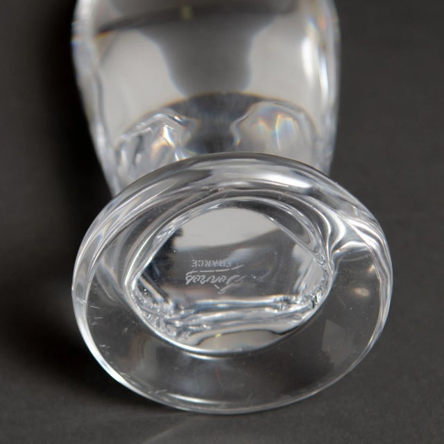 Sevres France Crystal Owl Sculpture For Sale - Image 10 of 11